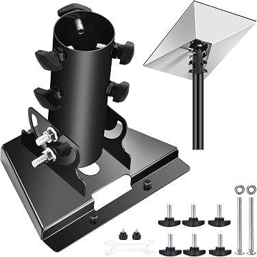 Starlink Gen 3 Mount, Starlink Gen3 - Adattatore per Tubo, Montaggio su palo Starlink V3, kit di Montaggio Starlink di Prima Generazione 3 Supporto per palo Starlink Tubo per 20 mm-46 mm