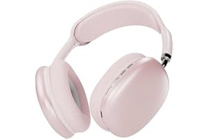 AUDALA Cuffie Wireless Bluetooth Over Ear Senza Fili con Microfono Musica Stereo HiFi per Sport Palestra TV PC Telefono iOS Android 28 Ore (Rosa)