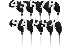 Golf Iron Sleeve - 10 St Neopren Headcovers Protector, Vattentät Golf Head Protective Covers