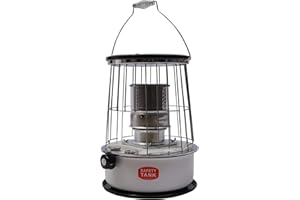 WANWANPER Kerosene Heater, Portable Camping Stove Heating Stove Picnic Heating Tool+Handle, Kerosene Burner Grill Stove for Indoor Garden Camping Terrace Heating Barbecue Cooking, 32.5 * 45cm, White