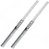 Teleskopik İnce Bilyeli Bilyalı Dolap &Ccedil;ekmece Rayı S&uuml;rg&uuml;s&uuml; Metal En 1.7 cm 17 mm Uzunluk 40,6 cm