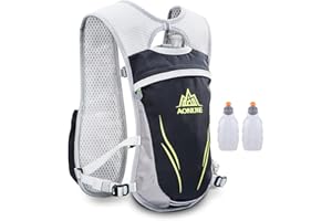 LOVARTS BEAUTY Gilet d'hydratation léger pour sac à dos d'hydratation de 5,5 L à l'extérieur pour la course à pied Trail Marathoner