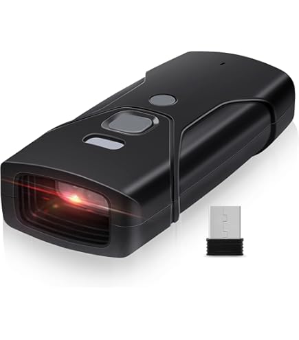 NETUM C990 Bluetooth 2D QR Barcodescanner Draadloos Compatibel, Small Pocket USB 1D 2D QR-codescanner voor inventaris, Barcodescanner voor tablet iPhone iPad Android iOS PC POS