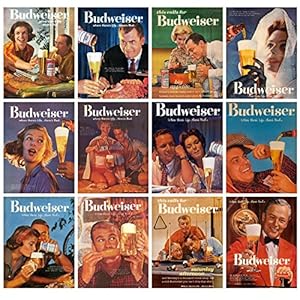 Pixiluv 2019 Calendrier Mural [12 Pages 20,3 x 27,9 cm] Budweiser Bière # Publicités Vintage Posters :