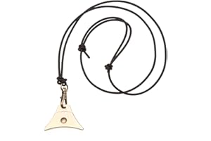 LOGAN WHISTLES Logan Supreme Brass Sheepdog Whistle (Whistle & leather cord lanyard)