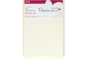 Papermania Cartes A6/ Enveloppes (10 Pièces 300 G/M²) - Crème