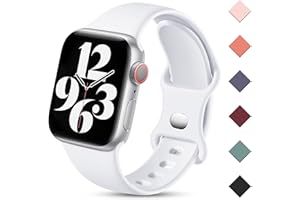 Charlam Pasek kompatybilny z Apple Watch 38 mm, 40 mm, 42 mm, 44 mm, 41 mm, 45 mm, dla kobiet i mężczyzn, sportowy, silikonowy, zapasowy pasek kompatybilny z iWatch SE, 7, 6, 5, 4, 3