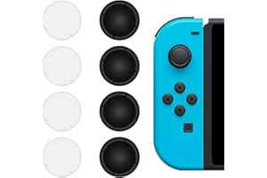 SOPWMAP 8 Pezzi Cappuccio di ricambio per joystick, Cappucci Protettivi in Silicone per Joystick Switch/Lite, Joystick Thumb Grip Cap,Replacement Joystick Covers, Coperture Thumbstick 3D