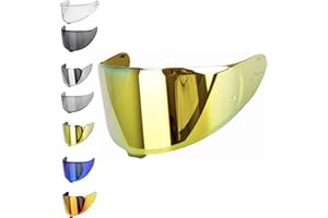 EvoParts Visière Cwr-f2 compatible avec Shoei Nxr 2 (pas de Nxr 1) - Z8 - X15 - xSPR Pro (Or)