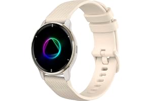 Issinlky armband für Garmin Venu 2 Plus, 20mm armband Weiches Silikon für Garmin Venu Sq/Sq Music/Venu Sq 2/Sq 2 Music/Vivoactive 3/3 Music/Vivoactive 5/Garmin Venu/Vivomove HR/Forerunner 55 245 645