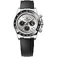 Pagani Design Men's Quartz Watch Sapphire Glass Chronograph Stainless Steel Waterproof Luminous Japanese Movement