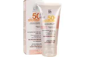 Thader Th Pharma Fotoprotector Facial con Color resistente al agua y no pica en los ojos, F.P.S 50+, 50 ml (Color 10)