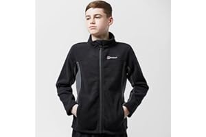 Berghaus Tyndrum Kids' Fleece with Full Zip and Anti-pill Fabric, Kids' Midlayer Fleece Jacket, Kids' Hiking & Outdoor Recreation Clothing