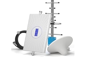 CONFIXPAND Amplificador Señal Movil 4G LTE 3G gsm Amplificador de Cobertura Movil 900/1800/2100MHz Banda 8/3/1 Compatible con Vodafone,Orange,Simiyo,Yoigo,LEBARA y Digi