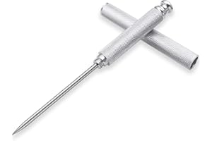 MUMIAO Ice Picks Aluminium Alloy Handle Stainless Steel Knife With Safety Cover Ice Tool Kitchen Tool for Restaurant Bar Home (Silver)