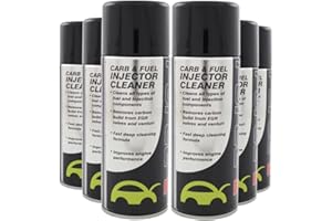 FORCE (Pack of 6) 400ml Carb & Fuel Injector Cleaner - Carburettor Carbon Cleaner Spray