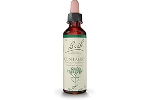 Fleurs de Bach Original, Centaury, No 4, pour plus d'affirmation, savoir dire non. Elixir floral naturel pour le bien-être émotionnel. Compte-Gouttes 20ml, Vegan