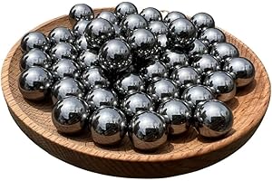 40MAX 50 Bolas de Acero Inoxidable, .50 Calibre,8g para HDR 50, HDP, T4E, RAM