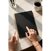 Fark Tanıtım Kareli Spiralli Not Defteri, A4 Boyut (21x29,7 cm), 120 Yaprak (240 Sayfa), 90gr. Ivory Kağıt, Ofis İ&ccedil;in İdeal (