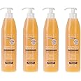 Byphasse Pack of 4 Liquid Keratin Shampoo 520 ml for Dry
