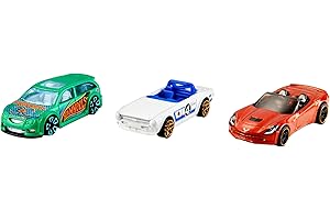 Hot Wheels Pack de 3 vehículos, Coches de Juguete (Modelos Surtidos, selección aleatoria), K5904