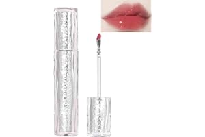 HAILMKONT Judy Doll Lip Gloss,Judy Doll Ice Iron Tinted Lip Tint,Jelly Lipstick -Plumping Lips,Nonstick Cup Mirror Water Lipgloss,Long Lasting,Strong Moisturizing (01# 02# 03# 04#) (cherry cold brew 1PC)