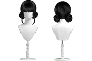 AUYAO Demon-Hunters Zoe Cosplay Wig Black Purple Hair Extensions Kpop Braid Ponytail Wig Anime Costume Cosplay Wig Zoe Hair Synthetic Wigs for Women and Girls Cosplay Halloween Stage Party