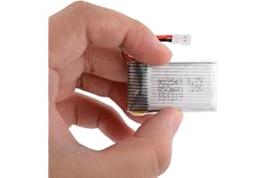 YUNIQUE GREEN-CLEAN-POWER - Batterie Rechargeable 3.7V 850mAh pour Drones RC Syma X5SC X5SW | Plus de Puissance, Temps de vol prolongé, Installation Facile, argenté