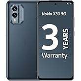 Nokia X30 5G Smartphone, 6GB RAM, 128GB ROM, 6.43” FHD+ AMOLED Display, 90Hz refresh rate, 3 years warranty, OS and monthly s