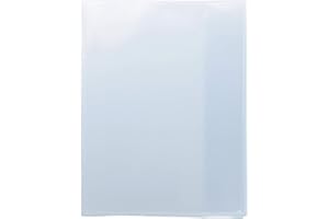 HERMA 19621 Heftumschläge Quart Transparent Klarsicht, 10 Stück, Hefthüllen aus strapazierfähiger, abwischbarer & extra dicker Polypropylen-Folie, durchsichtige Heftschoner Set für Schulhefte, farblos