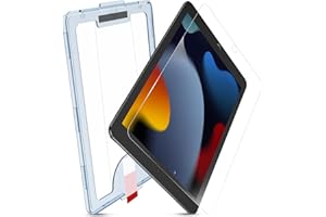 MOBDIK Tempered Glass Screen Protector Compatible with iPad 9th / 8th / 7th Generation 10.2 Inch (2021/2020 / 2019), Ultra Clear, Anti-Scratch, Case Friendly, EZ Kit - 1 Pack