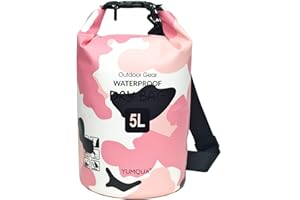 YUMQUA Waterproof Dry Bag Backpack 5L/10L/20L/30L/40L, Roll Top Floating Waterproof Storage Bags for Kayaking, Boating, Swimming, Hiking, Camping and Fishing