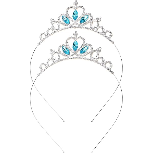 Tiara Principessa Per Bambine - Corona Con Strass Per Feste E Compleanni - Foto 11