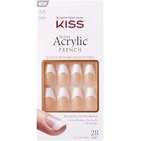 KISS Gel Fantasy Kunstnägel – Aloha Nani Nude Matt, 28 Stück, Mit Nagelkleber & Zubehör