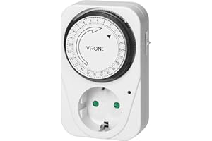 Virone MT-1(GS) Temporizador Enchufe de 15 Minutos - Máx. 3500 W Schuko