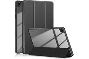 TXWLLIU Etui do Samsung Galaxy Tab A9+/A9 Plus 11 Cala 2023, Wspornik Trójskładany, Ochronne z PC Twardym Tyłem, Automatycznym Wybudzaniem/Uśpieniem, Czarny