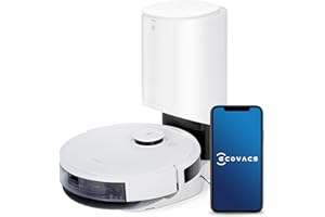 ECOVACS DEEBOT N8+ Robot Vacuum Cleaner 2300Pa with OZMO™ Mop (2.5L Auto-Empty Station, dToF Laser Detection, Carpet Detection, Multi-floor Mapping, Virtual Boundary, WIFI/Alexa/APP)