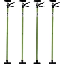 2er-Set Teleskop-Deckenstütze 125–290 Cm Mit 80 Kg Tragkraft – Verstellbare Montagestütze Für Schränke & Decken