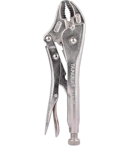 SATA 5-Inch Curved Jaw Locking Pliers – Induction-Hardened Teeth For Maximum Grip, With Wire Cutter