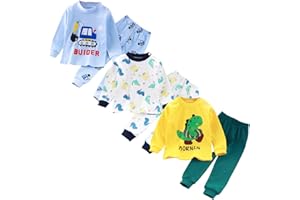 XM-Amigo Ragazzo Bambini e Ragazzi 3 set da 6 pezzi strati termici per bambini, top e pantaloni, biancheria intima termica per bambini e ragazzi, biancheria intima lunga e lunga pigiama intimo termico