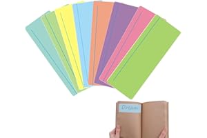 TOMTARY Dyslexia Overlays, 8 PCS Reading Ruler for Dyslexia Highlight Guided Reading Strips Coloured Overlays Dyslexia Aids for Children to Reduce Visual Stress