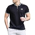 Men's Solid Cotton Rich Polo T Shirt | Collar Tshirts | Half Sleeves | Plain-Regular Fit (Available in Plus Size and Combo Pack of 2)