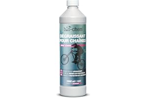BIO-CHEM CLEANTEC Bio-Chem - Nettoyant pour chaine de vélo 1L - Dégraissant chaine velo de route, tout terrain - Produit écologique nettoyant bicyclette - accessoire velo, vtt