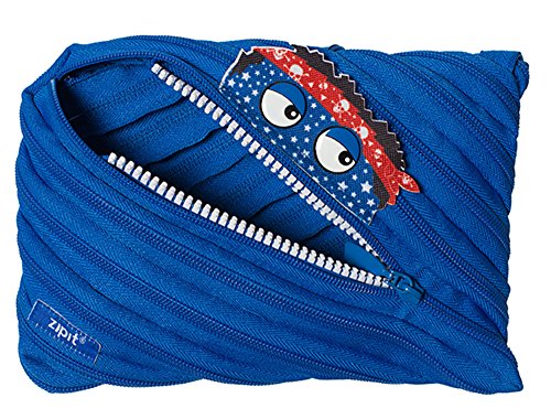Preisvergleich Produktbild ZIPIT Talking Monstar Jumbo Pencil Case (Blau)