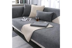 ‎BOHRENCL BohrenCL Sofa Cover, Chenille Sofa Cover, Sofa Covers for Seat, Sofa Protection, Cat Dog, Sofa Throw, Couch Cover 1/2/3/4 Seater, Sofa Throws, Couch Cover, Sofa Protective Blanket