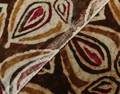 Schneiderei Baumwolle Braun Blatt Nähen Stoff 43″ Wide Supplies Craft durch das Messgerät - 5