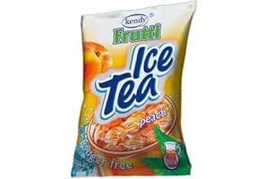 KENDY, Frutti, Aromatizzatore d'Acqua Senza Zucchero, Zero calorie, Solubile e Gustosa, 32 bustine al gusto Tea Alla Pesca