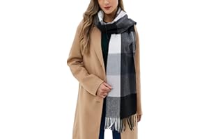 NLAND Bufanda Grande para Mujer Invierno - Pañuelos Cuello Fular Suave y Cálido