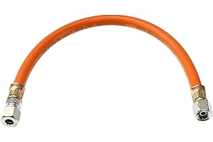 campcooga Propanschlauch Wohnmobil Caravan Camper 40cm Ermeto Gasrohr Anschluss 1/4 Zoll Schneidringverschraubung