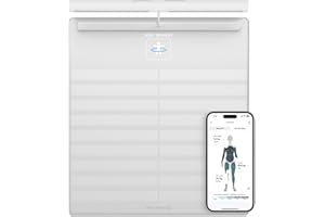 WITHINGS Body Scan - Connected WiFi Scales to Improve Your Health, BIA Personal Scale, Body Composition Analysis, Body Fat, Muscle Mass, Water Percentage, Electrocardiogram, White